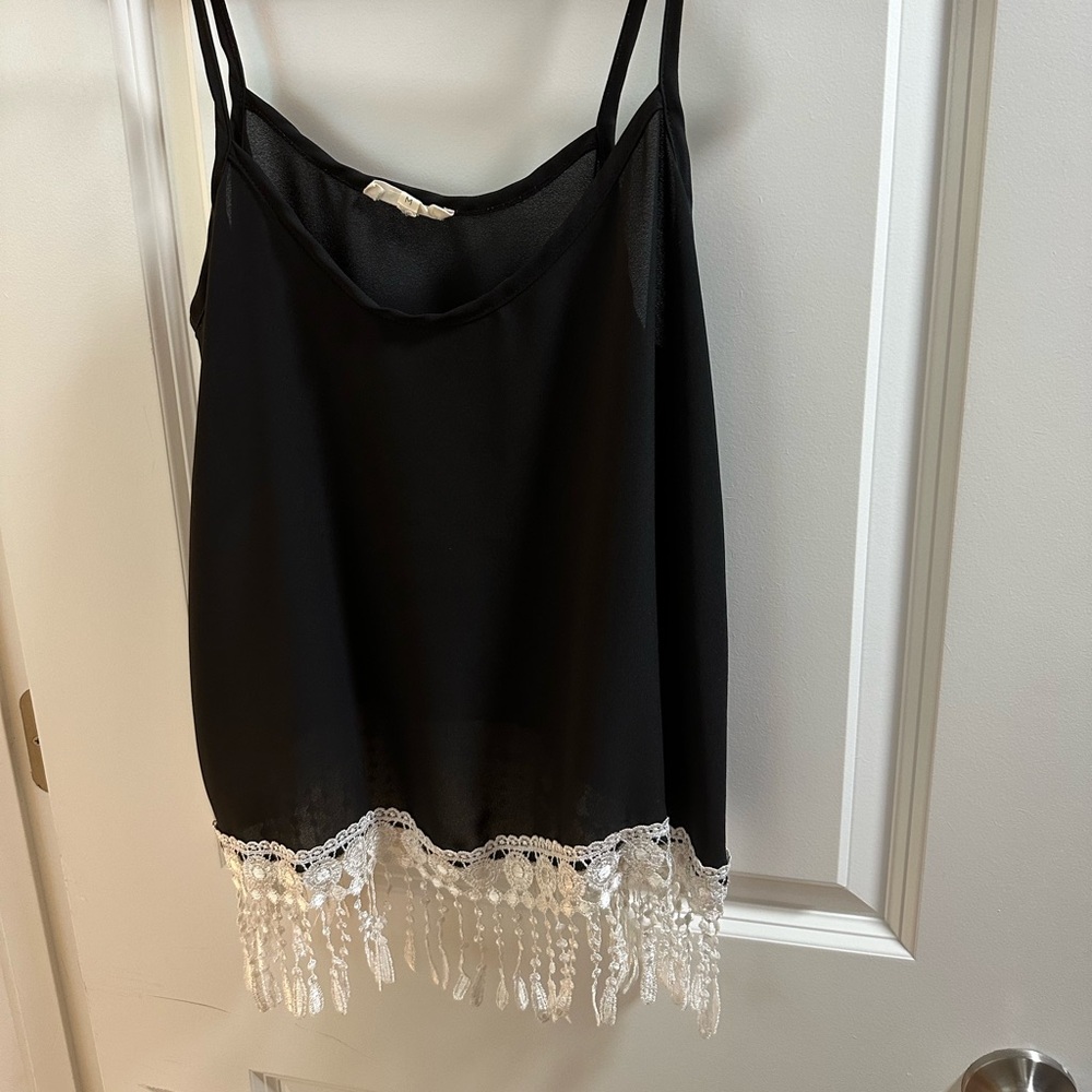 Black Vestique Tank